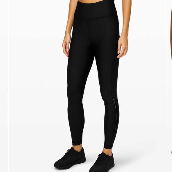 Lululemon Flurry Up Super High-Rise Tight 25" size 8 in Black - Picture 1 of 10